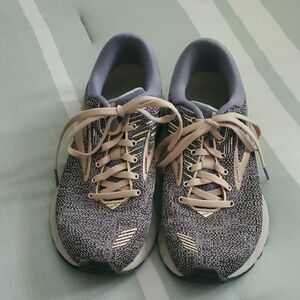 Brooks Black and Cream Running Shoes